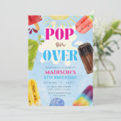 Popsicle Pop Kom Over Ijs 1e 3e 4e 5e 6e Kaart (Staand voorkant)