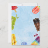 Popsicle Pop Kom Over Ijs 1e 3e 4e 5e 6e Kaart (Achterkant)