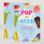 Popsicle Pop Kom Over Ijs 1e 3e 4e 5e 6e Kaart (Voorkant / Achterkant)