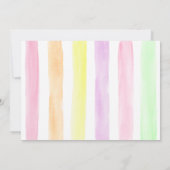 Popsicle Pop op Over Pink Girl Verjaardag Kaart (Achterkant)