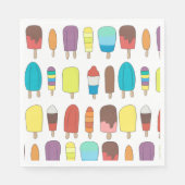Popsicle Standaard Luncheon servetten (Voorkant)