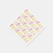 Popsicle Sticks Colorful Pastel Summer Pattern Servet (Hoek)