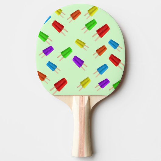 Popsicle Texture Icecream Ping Pong Paddle Tafeltennisbatje (Voorkant)
