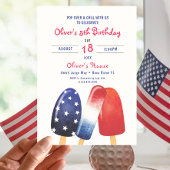 Popsicle Verjaardag Onafhankelijkheidsdag Kinder P Kaart