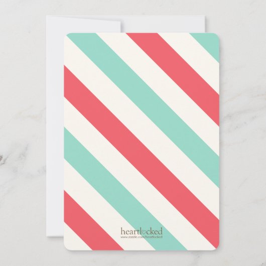 Popsicle Verjaardagsfeestje Kaart (Achterkant)