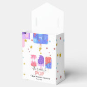 Popsicle Ze is klaar om pop Baby shower Bedankdoosjes (Geopend)