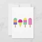 Popsicles Bedankkaart (Voorkant)