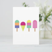 Popsicles Bedankkaart (Staand voorkant)