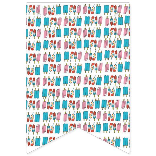 Popsicles Bunting Banner (Tweede vlag)