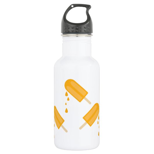 Popsicles Cute Kinder Water Flacon met naam Waterfles (Voorkant)