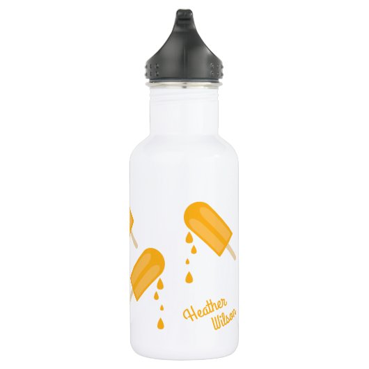 Popsicles Cute Kinder Water Flacon met naam Waterfles (Rechts)