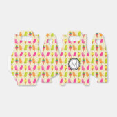 Popsicles en Ice Cream gepersonaliseerd monogram Bedankdoosjes (Uitgevouwen)