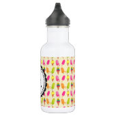 Popsicles en Ice Cream gepersonaliseerd monogram Waterfles (Rechts)