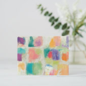 Popsicles Horizontale Steene Abstracte Druk Briefkaart (Staand voorkant)