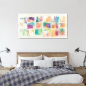 Popsicles Horizontale Steene Abstracte Druk Canvas Afdruk (Insitu (Slaapkamer))