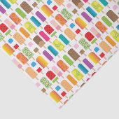 Popsicles Ice Cream Bars Dessert Tissuepapier (Detail)