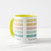 Popsicles Ice Cream Retro Summer Design Mok (Voorkant links)