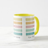 Popsicles Ice Cream Retro Summer Design Mok (Voorkant rechts)