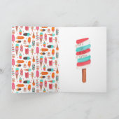 Popsicles & ijsberen, gemarteld kaart (Binnen)