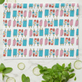 Popsicles keuken handdoek (Gevouwen)