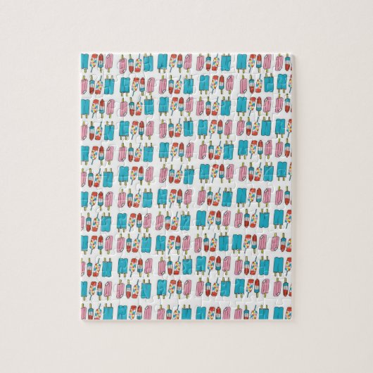 Popsicles puzzel legpuzzel (Verticaal)