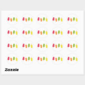 Popsicles Ronde Sticker (Vel)
