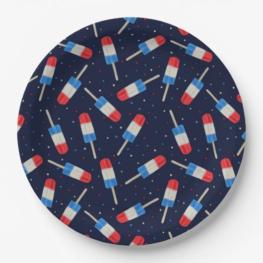 Popsicles 's Nachts Papieren Bordje (Voorkant)