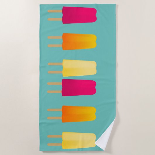 Popsicles Strandlaken (Voorkant)