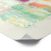 Popsics II Abstracte stone afdrukken | Mike Schick Poster (Hoek)