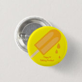 Popsiculair Cute Summer 1st Birthday Party Thema Ronde Button 3,2 Cm (Voorkant /achterkant)