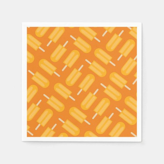 Popsiculair Cute Summer 1st Birthday Party Thema Servet (Voorkant)