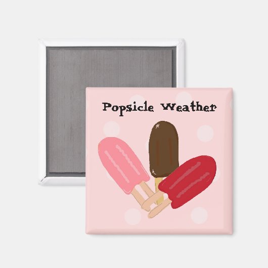 Popsiculair Weer Magneet (Voorkant / Achterkant)