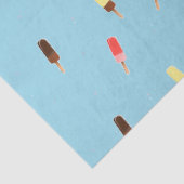 Popsielijs op blauw tissuepapier (Detail)