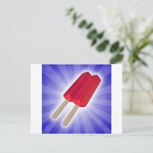 popsiervand briefkaart (Staand voorkant)