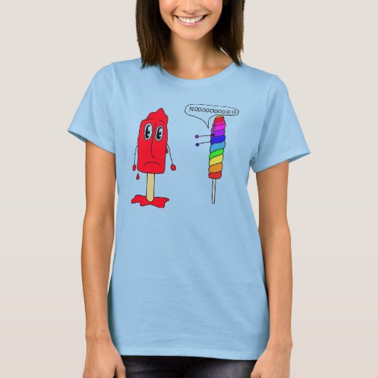 popsikel en lolly t-shirt (Voorkant)