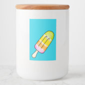 Popsikel Voedselcontainer Etiket (Voorkant)