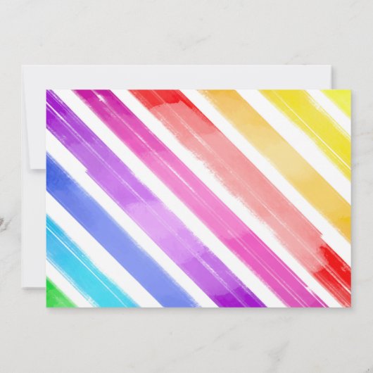 Popsile regenboogroze goudmeisjes verjaardag kaart (Achterkant)