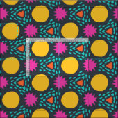 POPSTAR - Leuke kleurrijke kinderen moderne geomet Stof (Delen)