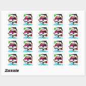 Popstyle witte Sticker (Vel)