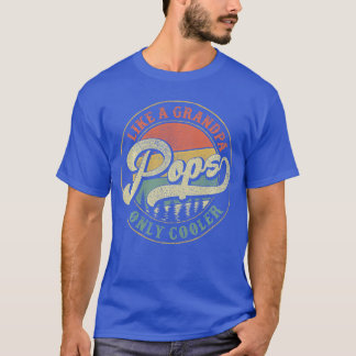 Popt als een opa, alleen cooler Retro geschenk Pop T-shirt