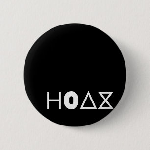 POPtRONiKA - HOAX - LOGO Ronde Button 5,7 Cm