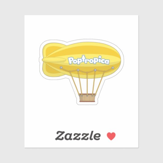 Poptropica Blimp Sticker (Vel)