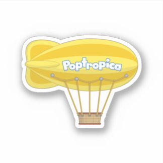 Poptropica Blimp Sticker