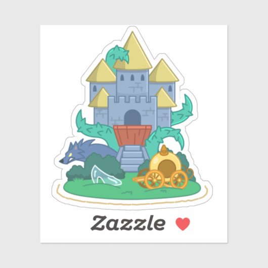 Poptropica Fairy Tale Island Sticker (Vel)