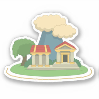 Poptropica Mythologie Eiland Sticker