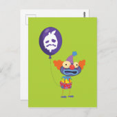 Poptropica Zomberry Clown Briefkaart (Voorkant / Achterkant)