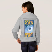 Poptropicon stafmedewerker Hoodie (Achterkant volledig)
