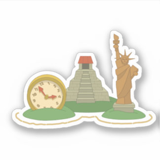 Poptropische tijd Tangled Sticker