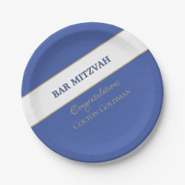 Populair! Aangepaste Bar Mitswa papieren borden Bordje