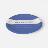 Populair! Aangepaste Bar Mitswa papieren borden Bordje (Gekanteld)